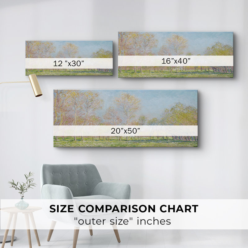 Série paysage - MLxxx - Toile tendue avec châssis - Prêt à accrocher, H 20 po x l 50 po
