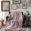 Jeté mauve orange 1 pièce-100514530