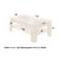 Heath Four Leg Coffee Table with Storage-6025533