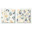Ulverst - Ensemble de 2 collages carrés floral et botanique-101861271-101861272