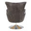 Cantillo Swivel Genuine Leather Wingback Chair-20637977