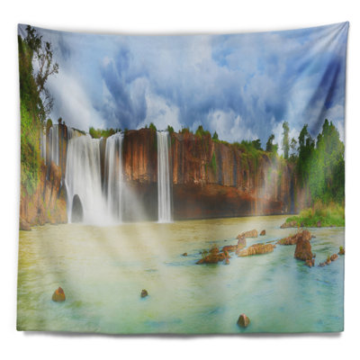Photographie dry nur cascade panorama tapisserie