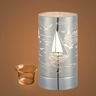 7'' H Stainless Steel Tabletop Wax Warmer