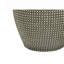 H 24 po, lampe de table, résine grise, abat-jour ivoire / crème, contemporain, éclairage-531160978