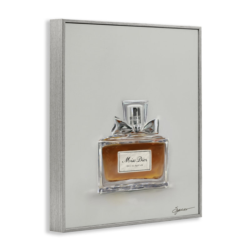 Parfum élégant avec giclée à arc, design par Mary Sparrow, H 14 po x l 11 po, Estampe numérique Farmhouse