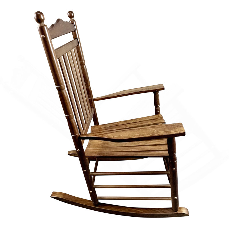 Chaise berçante balcon porche adulte chêne, Chêne