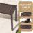 Bridgitte Aluminum Side Table-13982051