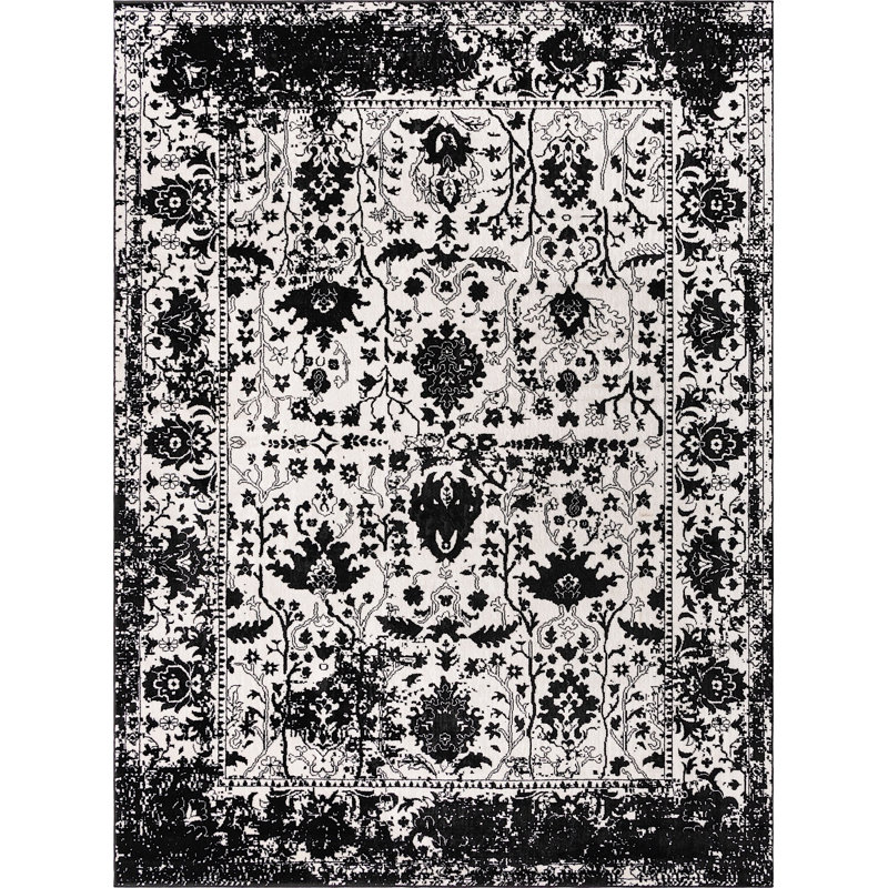 Geddis Ikat Indoor Rug, Rectangle 8' x 11'