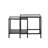 Glass Nesting Tables with Storage