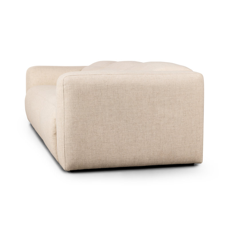 Radley 124" Leather Power Reclining Sofa, Antigo Natural Polyester Blend
