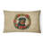 Christmas Flowers Frame Outdoor Throw Pillow-92587467-92587468
