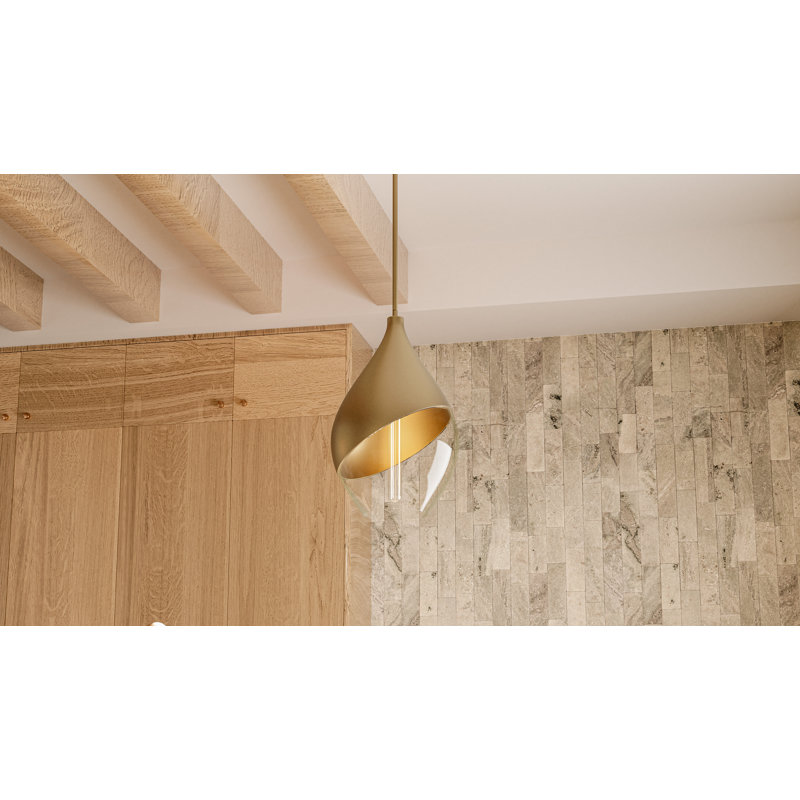 Drover 1-Light Pendant, Gold