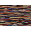 Tapis brun / ivoire / bleu en laine 4 pi 10 po x 6 pi 8 po Madee