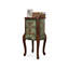 Green Solid Wood End Table