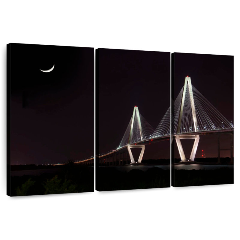 Lilie Arthur Ravenel Jr. Bridge SC, H 32 po x l 50 po