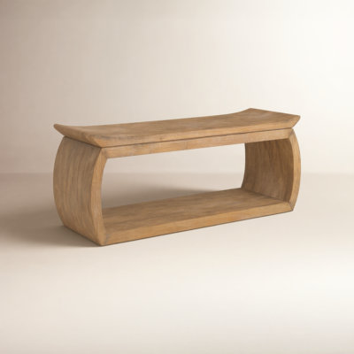 Lera Solid Wood Accent Stool
