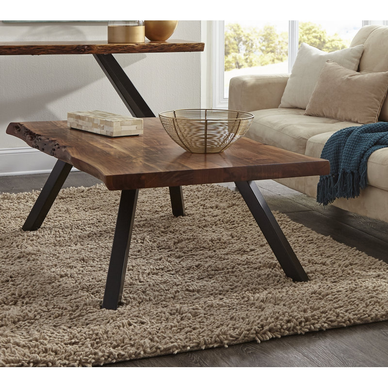 Crissman Solid Wood Top Coffee Table