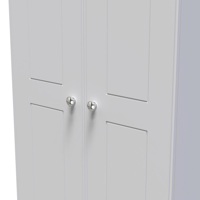Conners Manufactured Wood Wardrobe, Grey Matt