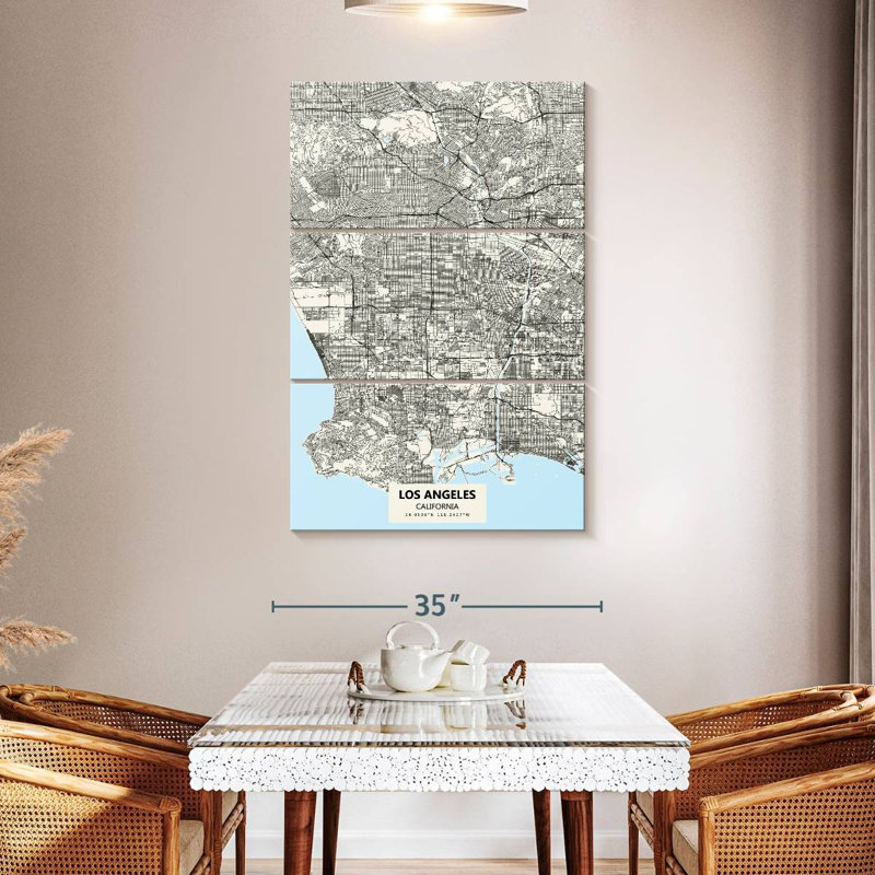 Carte des rues Aliaz Los Angeles