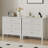 32 Inch Wide Nightstand Set Of 2, Large Nightstand With 3 Drawer, Modern End Table, Wood Beside Table For Home And Office-1852650062