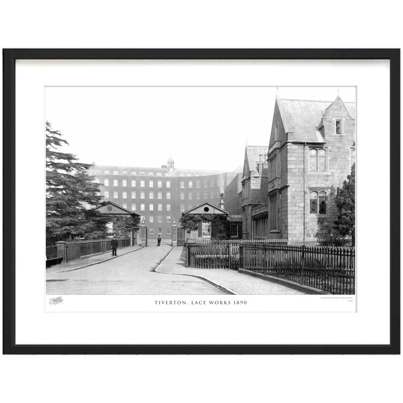 Tiverton, Lace Works 1890 by Francis Frith - Single Picture Frame Print, 45cm H x 60cm W x 2.3cm D
