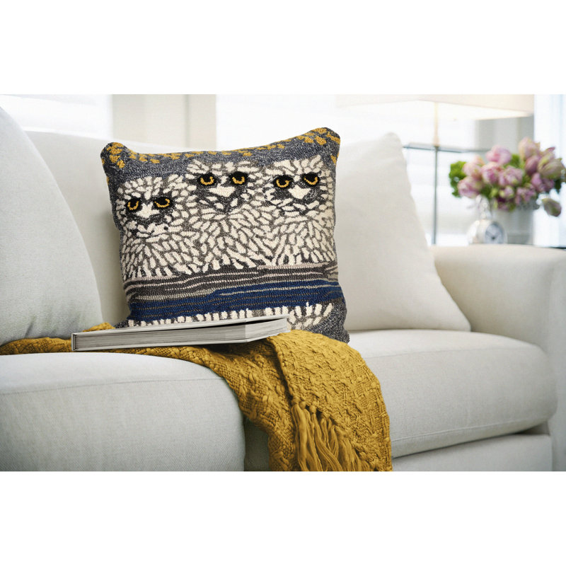  Owls Night Throw Pillow