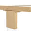 Table d'appoint dorée, plateau en verre carré en acrylique de forme C, facile à assembler, assemblage simple trempé de 5 mm,