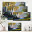 «Morning Sunlight And The Awakening Spring Forest», peinture sur toile-60160594-60160598