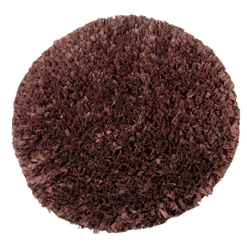 Le brun tissé à la main one-of-kind papershag est tapis Bork