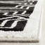 Tapis intérieur / extérieur géométrique noir / crème Gere-1107216417
