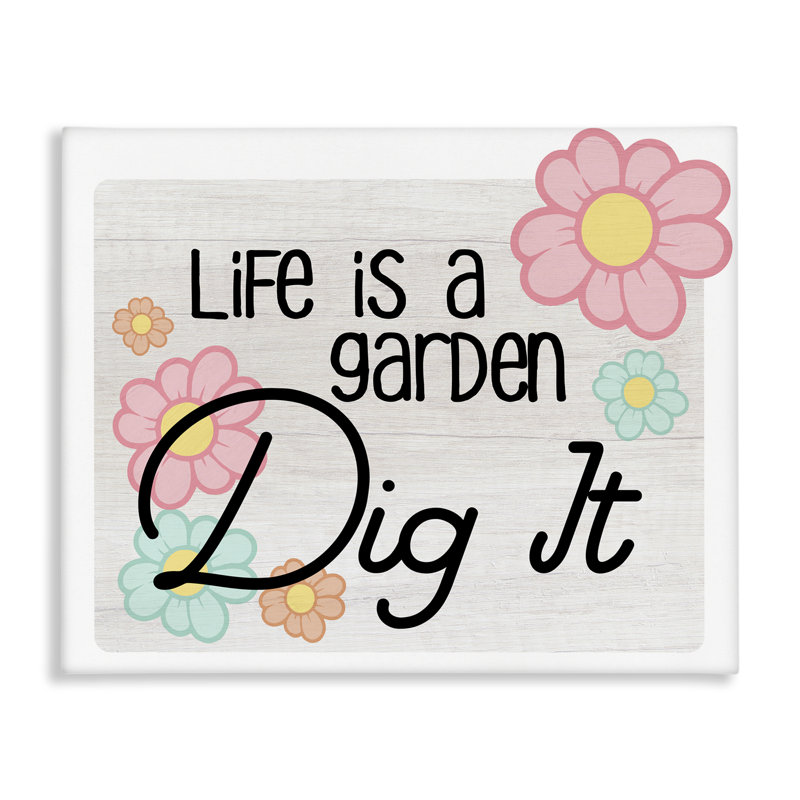 Art mural sur toile Life's A Garden par Ziwei Li, H 30 po x l 40 po