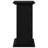  Display Stand With Storage Black Oak 12.2 X 11.8 X 23.6 In Engineered Wood