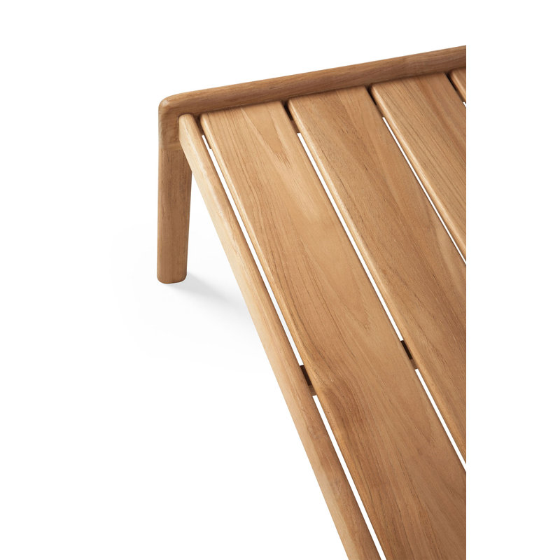 Jack Outdoor Teak Coffee Table, 25.6" x 59.1" x 13.8"