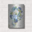 Art mural en métal luxueux «Bouquet Francais C» par Jean Plout, 12 po x 16 po