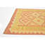 Tapis en laine rouge 3 pi 2 po x 5 pi en laine one-of-kind main-noué la new age Elland
