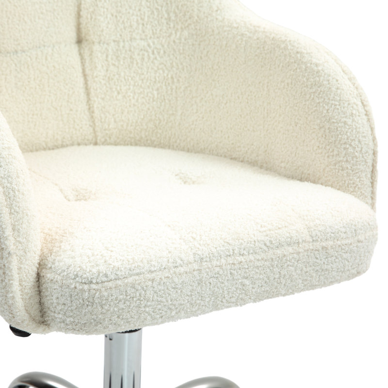 Daijha Office Chair, Cream White