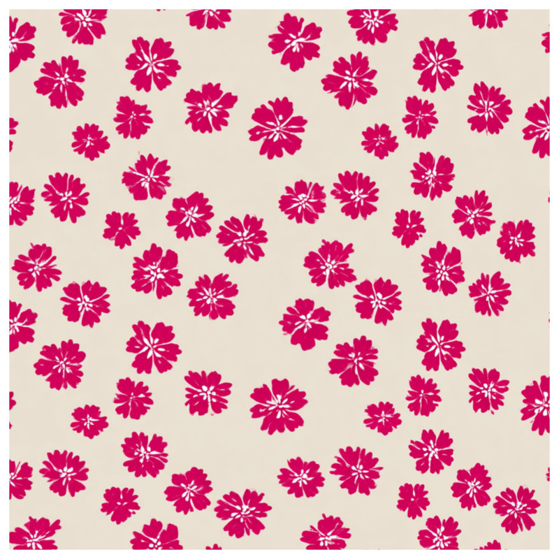 Couvre-lit matelassé à motif floral rose toutes tailles, Lit simple
