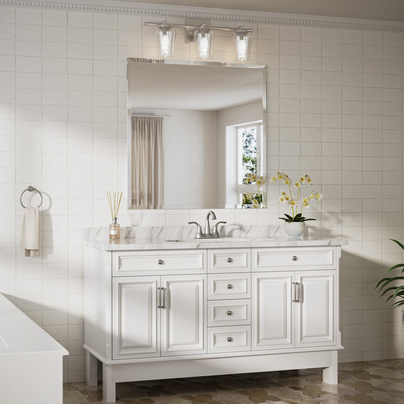 Miroir de salle de bain Janica, 36 po x 36 po