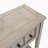 60" Long Sofa Table with two Different Size Drawers and Bottom Shelf for Storage-1035980649