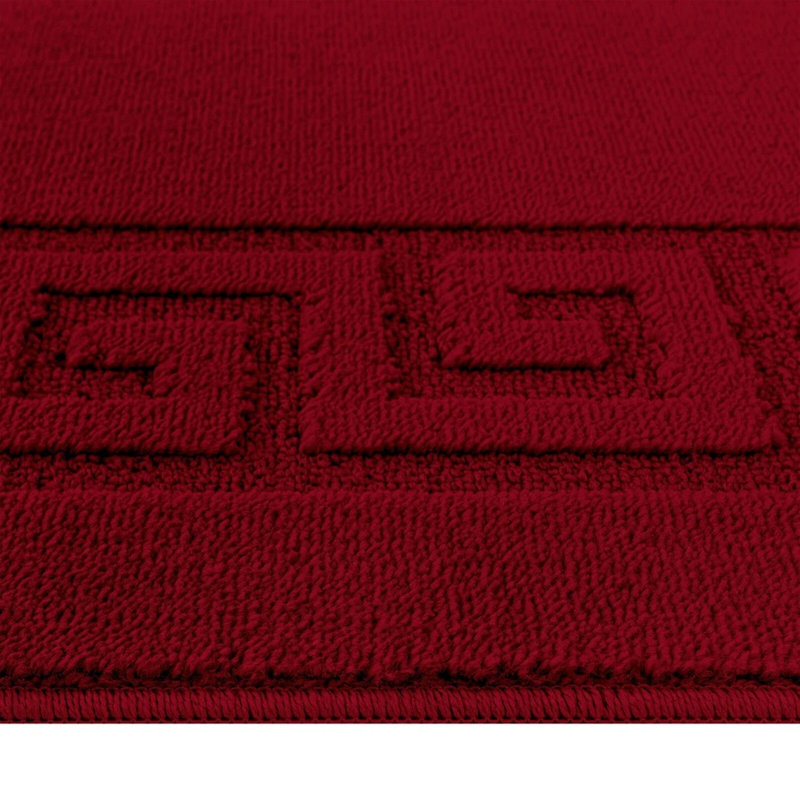 Red Non Slip ROCCO Area Rugs & Runners – Luxury Living Room Carpet, Bedroom Rug, Kitchen Floor Mat & Hallway Door Mat
