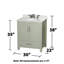 Sheffield 30" Single Bathroom Vanity Set-97621868