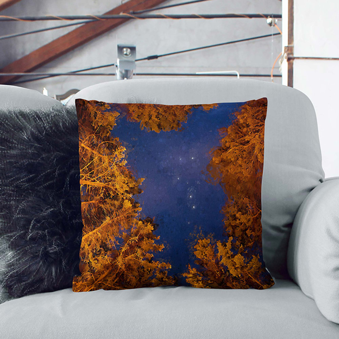 Forest Stars in Canada Cushion with Filling