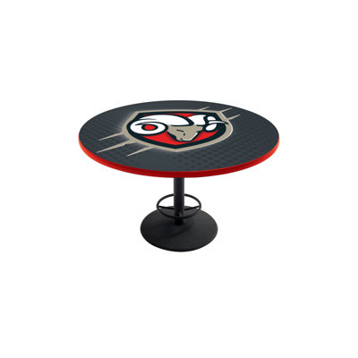 Social Table - Round - Cast Iron Pedestal Base - Footring
