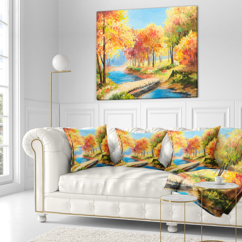 Coussin Landscape, 18 po x 18 po, Carré