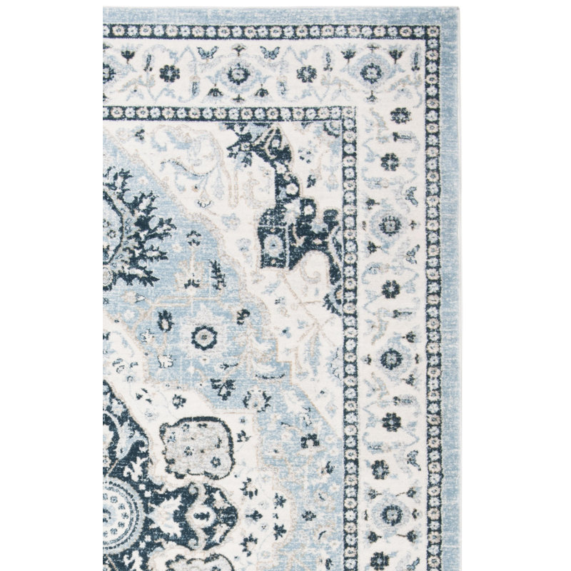 Abaas Performance Oriental Rug, Square 6'7"