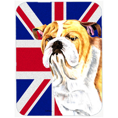 Union Jack Wood Glass Cutting Board