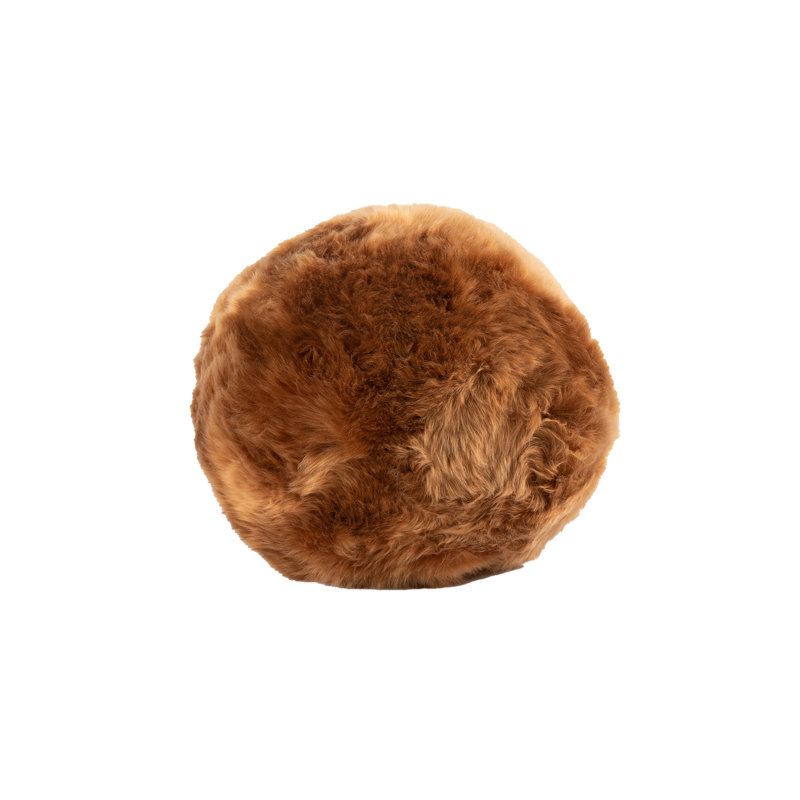 Coussin boule fibre en laine de mouton GRANOLA, Granola