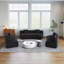 Canapé modulaire incurvé modulaire avec tissu velours côtelé-529506616