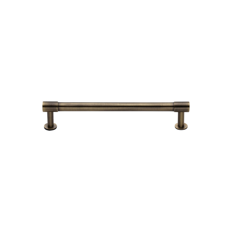 Heritage Brass Heritage Cabinet Pull Phoenix Design with Rose, Antique Brass, 9.6cm
