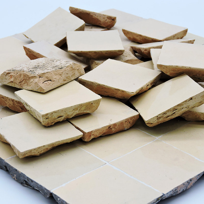 12" x 12" Terra Cotta Grid Mosaic Wall & Floor Tile